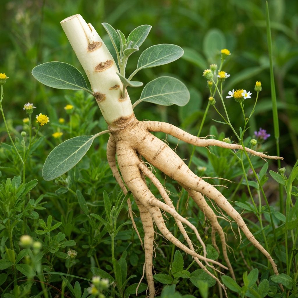 Ashwagandha adaptogenic herb